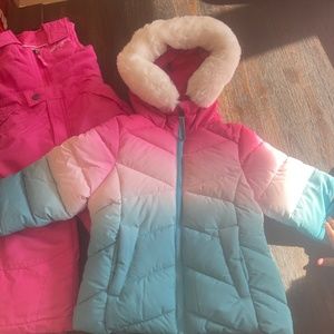 snow suit toddler girl